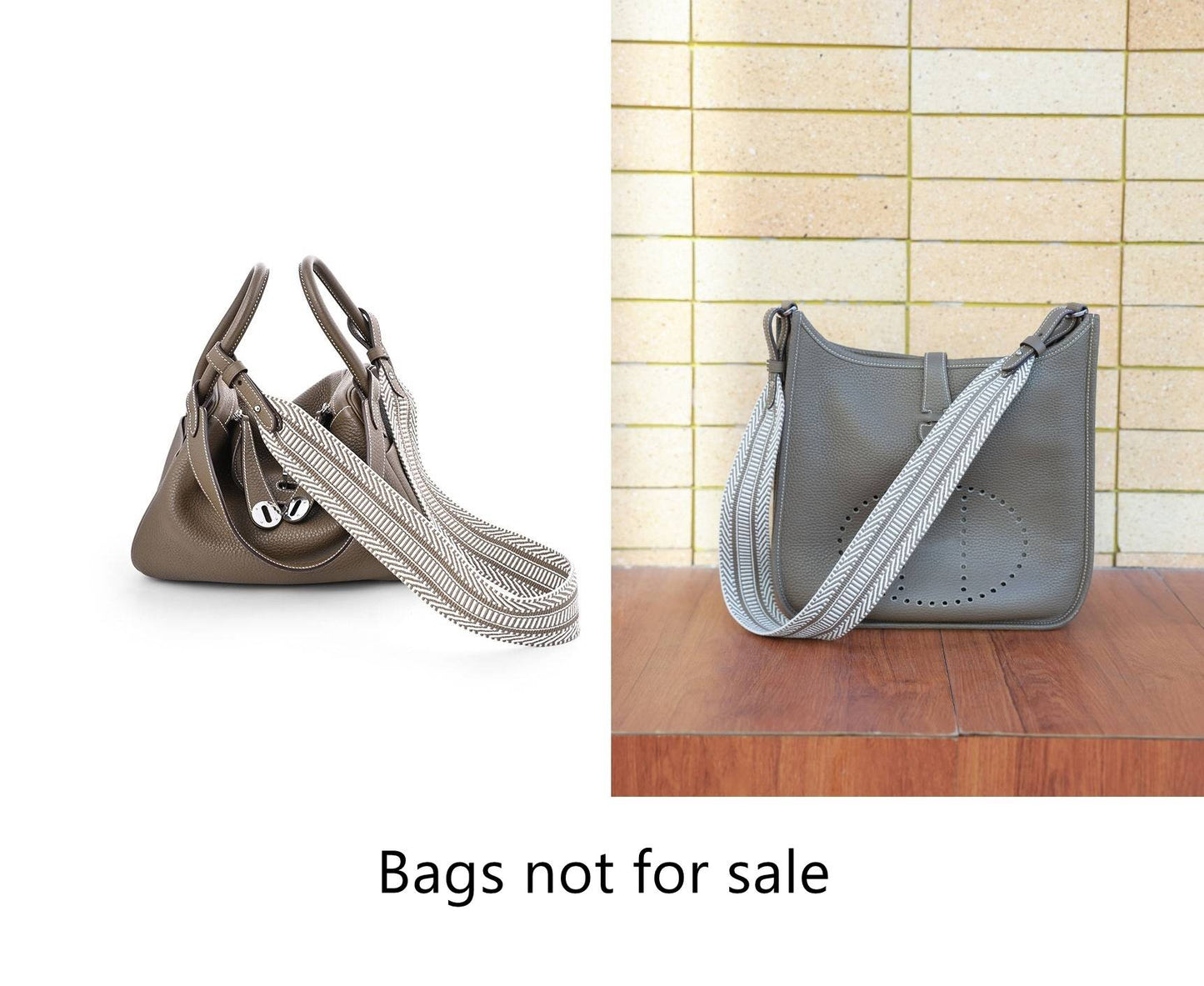 Sangle de sac en toile large personnalisée de 5cm/2 pouces, pour picotin/lindy/evelyne/kelly