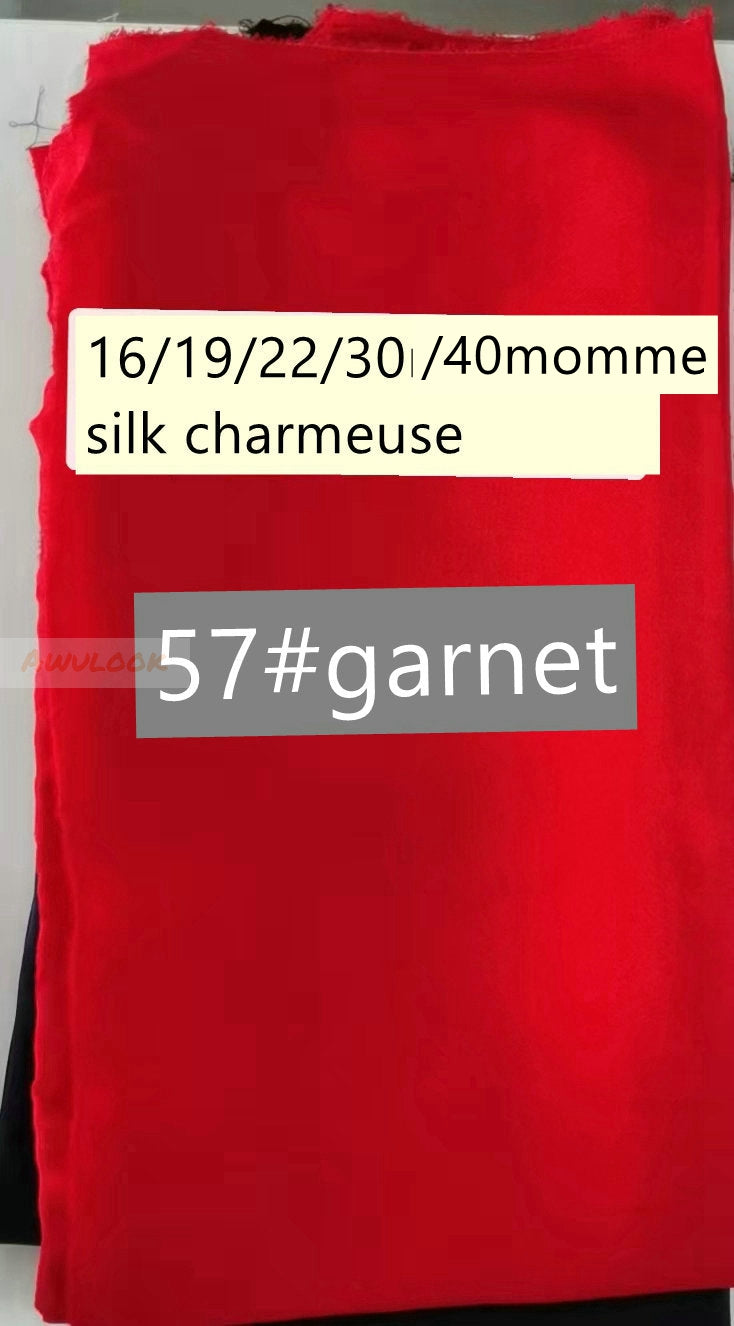 40 Momme schwere Seiden-Charmeuse, Breite 114 cm/45 Zoll