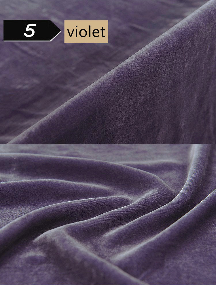 100% Mulberry Silk Velvet fabric, Width 138cm/54"