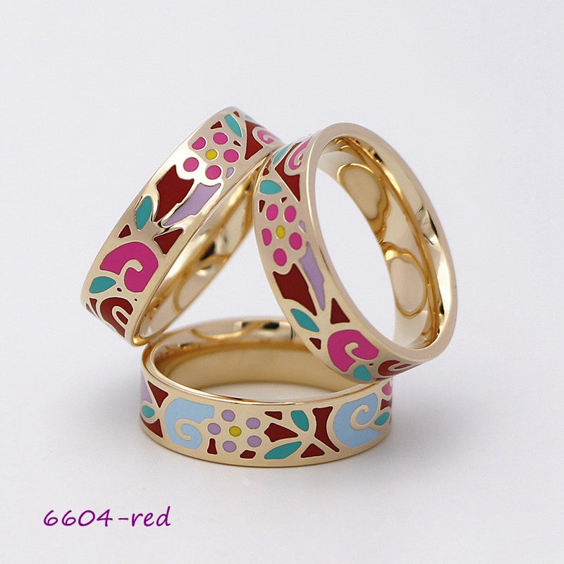 Color Enamel Scarf Buckles - Awulook