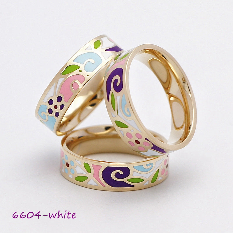 Color Enamel Scarf Buckles - Awulook