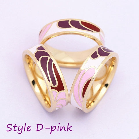 Color Enamel Scarf Buckles - Awulook