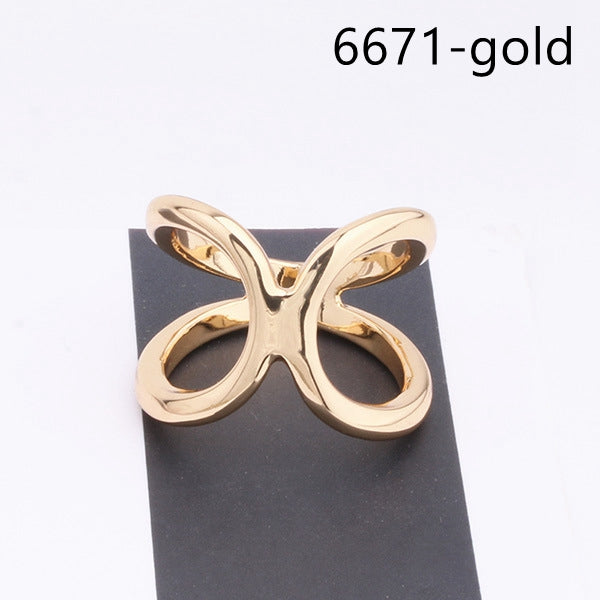 Gold Plated Pearl Scarf Rings/ Buckles