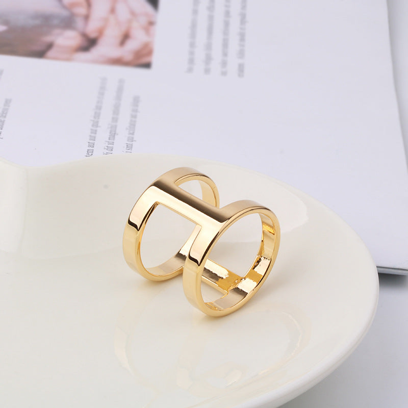 Genuine 14K Gold Plated Scarf Rings - Awulook