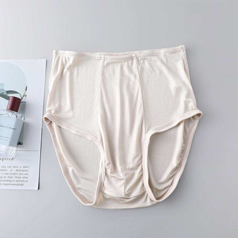 Men's 100% Silk Knit Brief, High waist