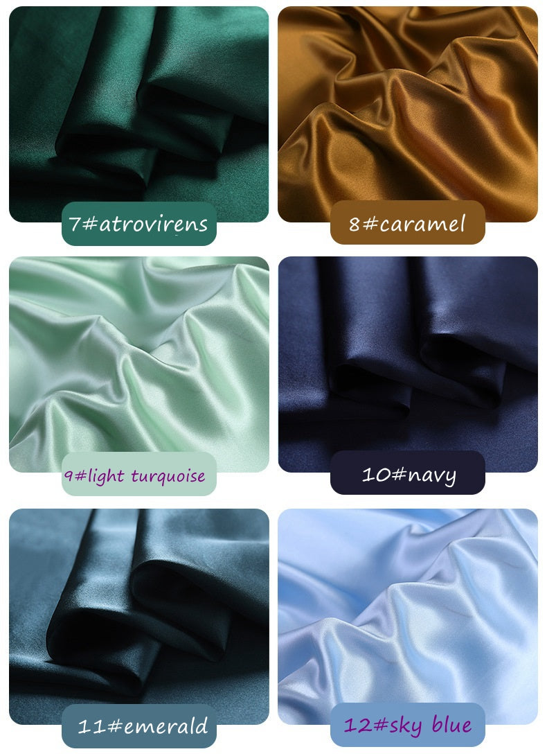 19Momme 100% Silk Charmeuse, Width 140cm/55"