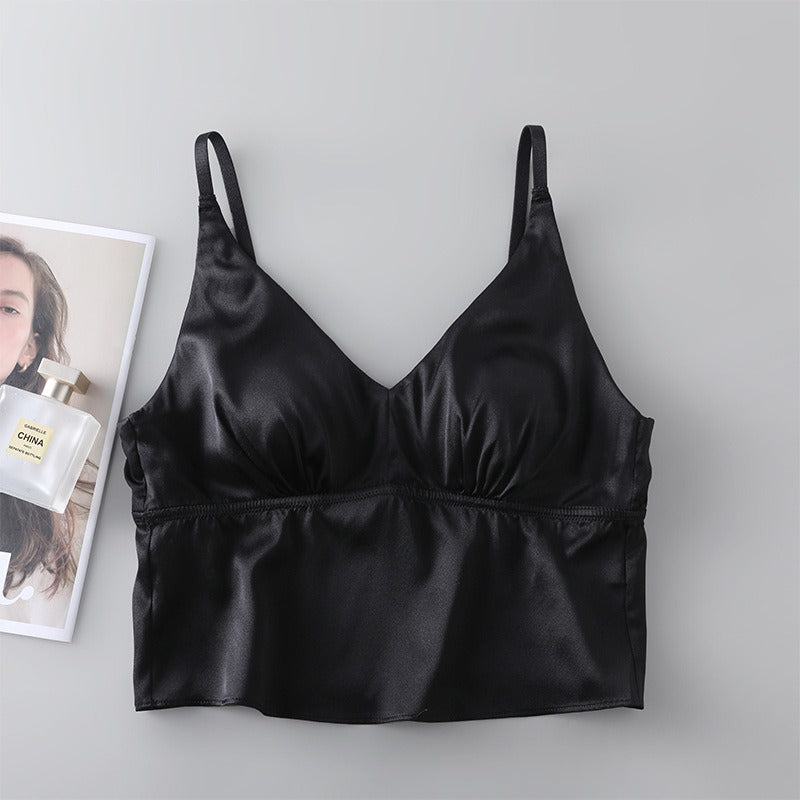 Luxury Silk Camisole with Bra
