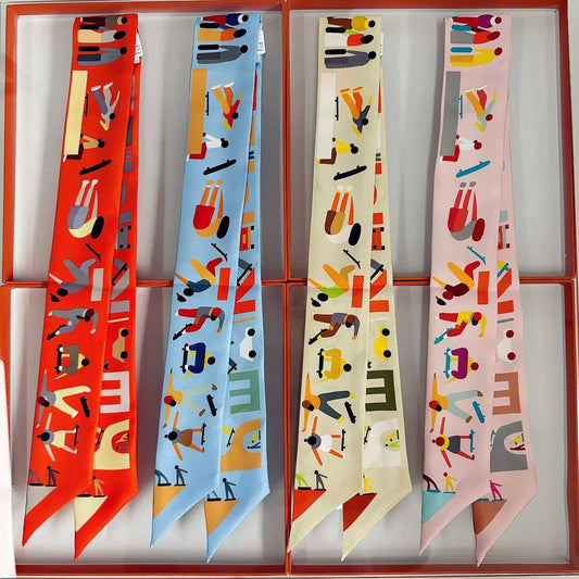 Silk Twilly- Figures libres