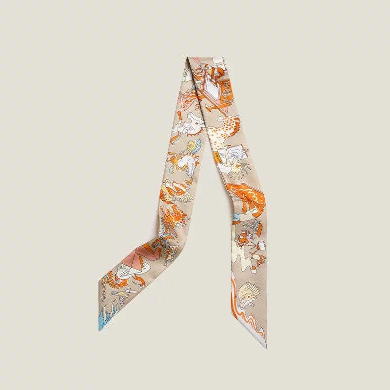 Boucles et Maillons Silk Twilly