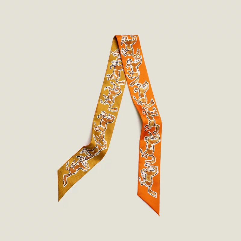 Boucles et Maillons Silk Twilly