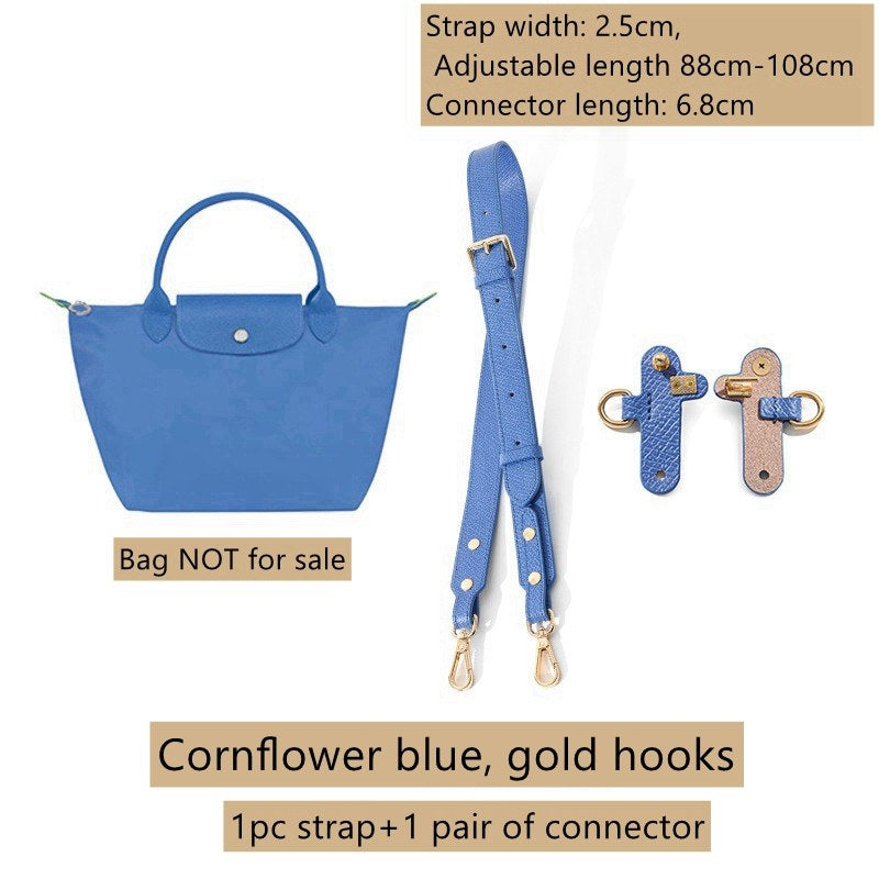 Bandoulière en cuir réglable + kit de conversion pour pochette Le Pliage