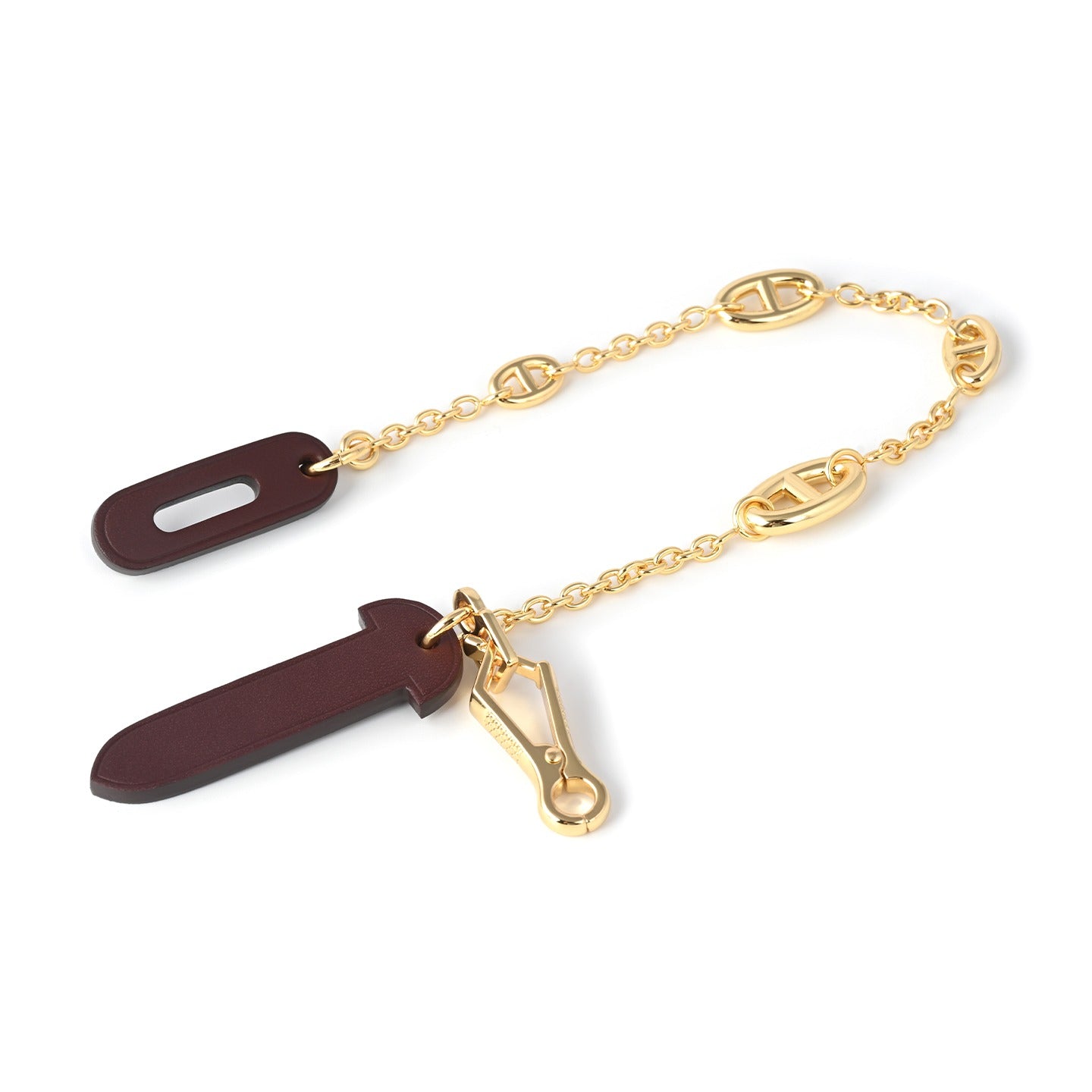 Leather Plug Clasp Lock For Herbag 31/39/Mini herbag, with FARANDOLE chain