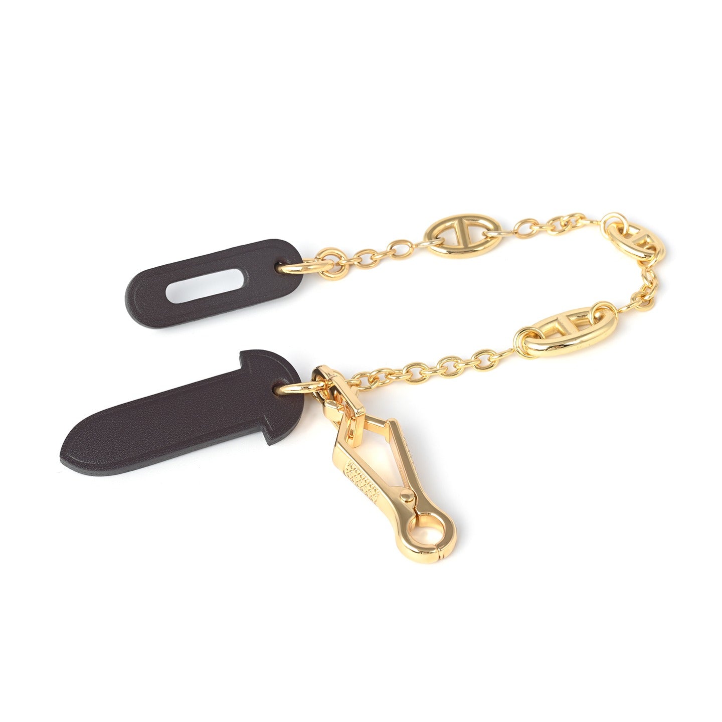 Leather Plug Clasp Lock For Herbag 31/39/Mini herbag, with FARANDOLE chain