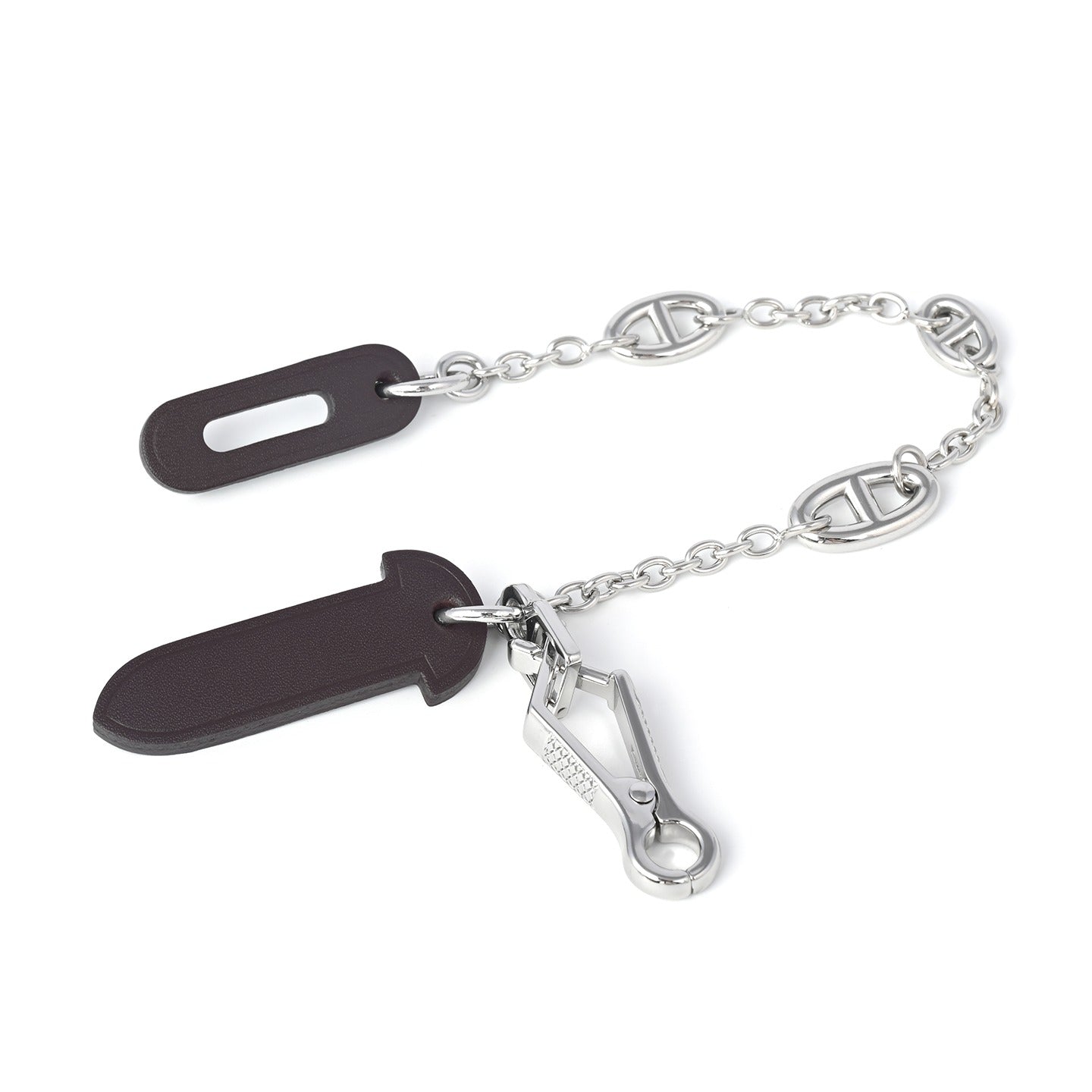 Leather Plug Clasp Lock For Herbag 31/39/Mini herbag, with FARANDOLE chain