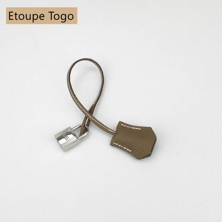 Handmade Box leather Clochette/ Key holder