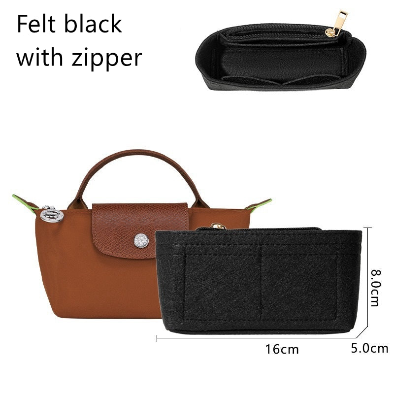Bag Organiser Insert for Le Pliage Pouch Mini