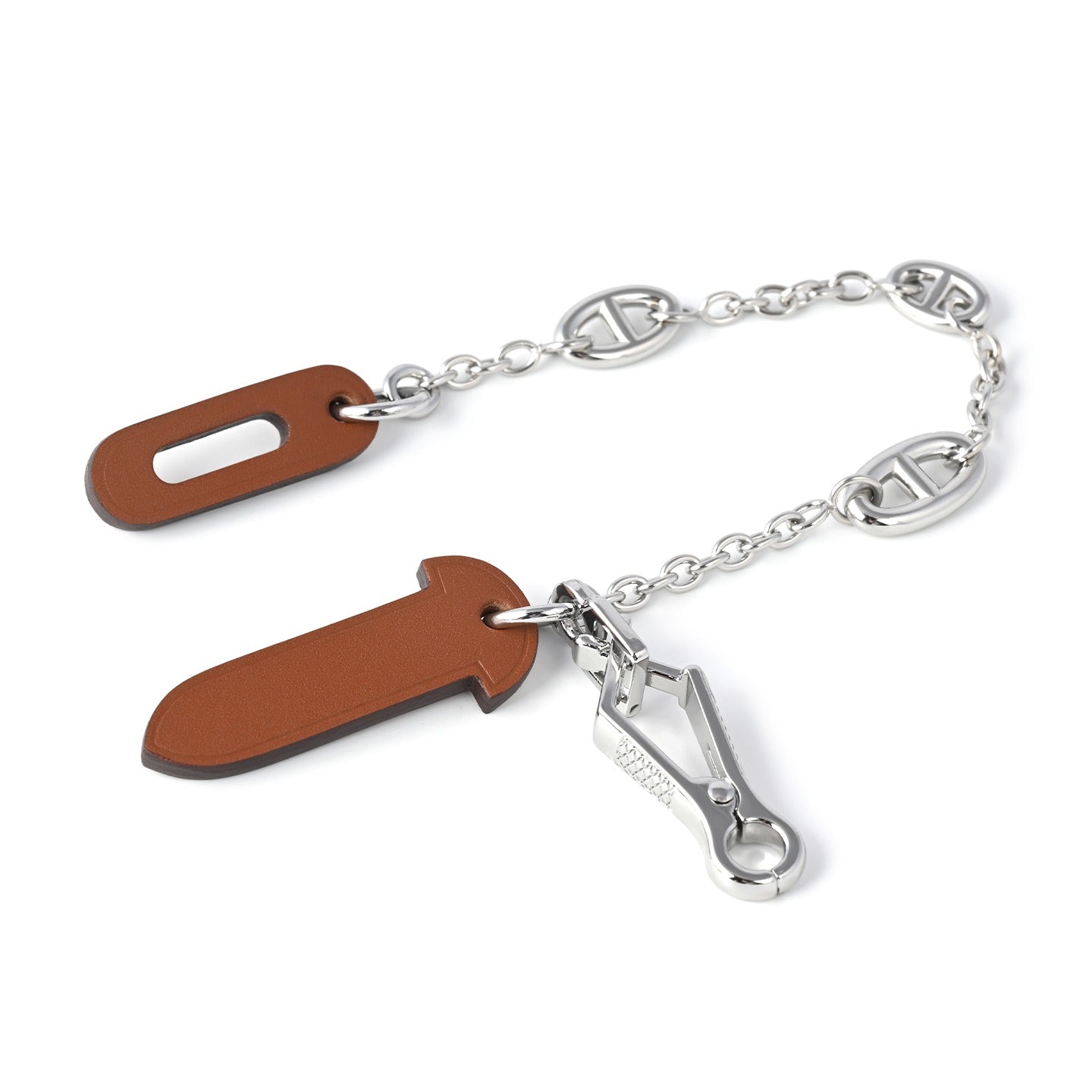 Leather Plug Clasp Lock For Herbag 31/39/Mini herbag, with FARANDOLE chain