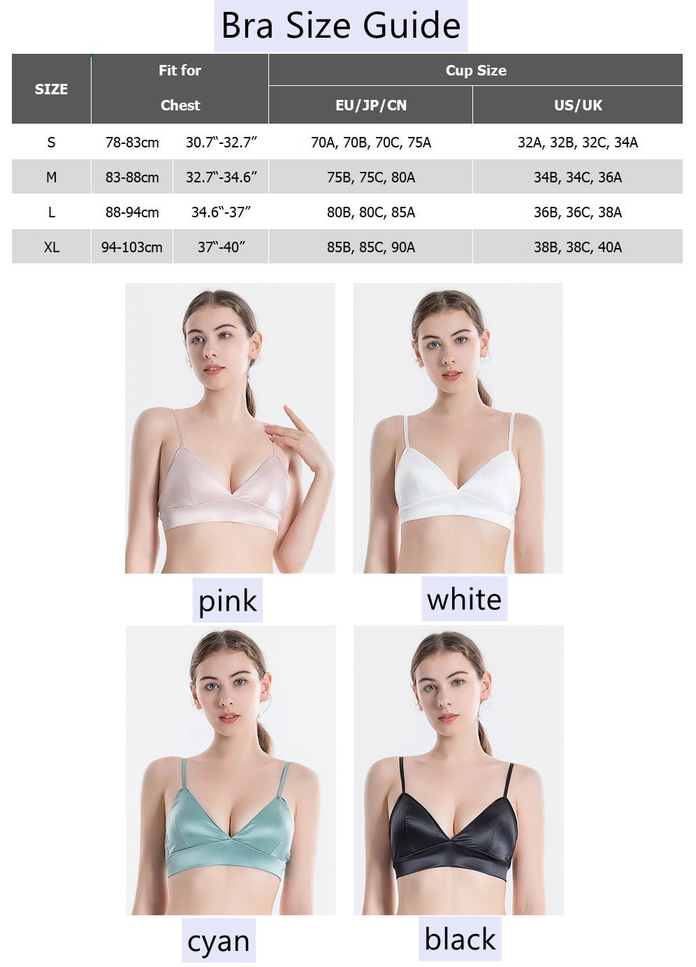 French Style Silk Bra/Pantie/ Set - Awulook