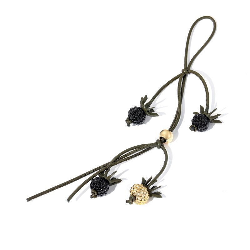 LOEWE Berry Leather Keychain