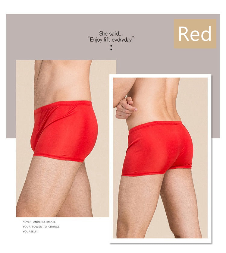 Men's 100% Knit Silk Boxer short, Size from S to 6XL