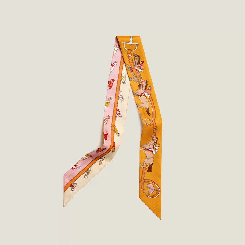Boucles et Maillons Silk Twilly
