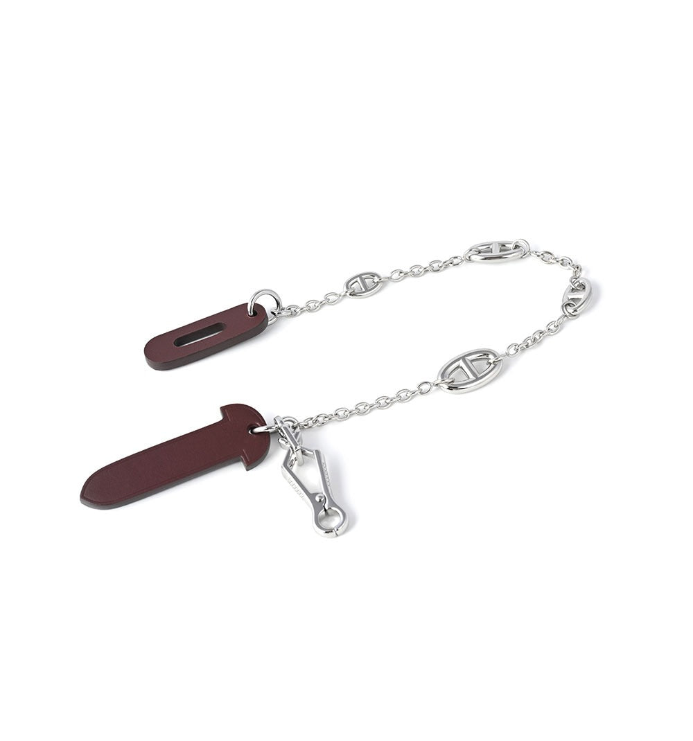 Leather Plug Clasp Lock For Herbag 31/39/Mini herbag, with FARANDOLE chain