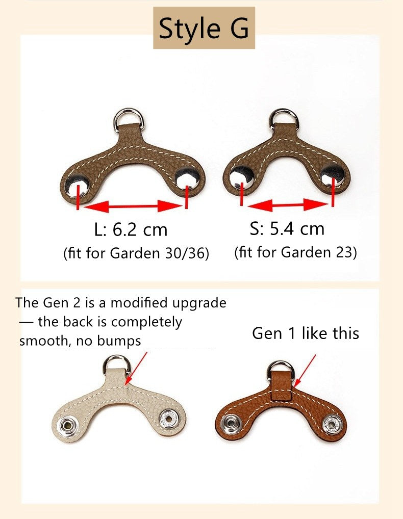 Leather Ring Connector for Garden Party bag