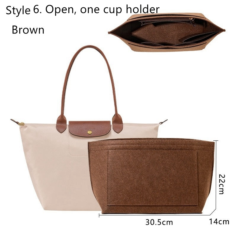 Bag Organiser Insert for Le Pliage Pouch Large