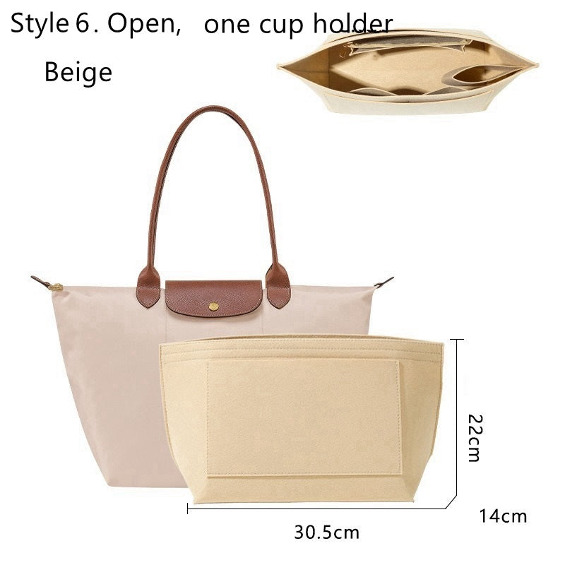 Bag Organiser Insert for Le Pliage Pouch Large