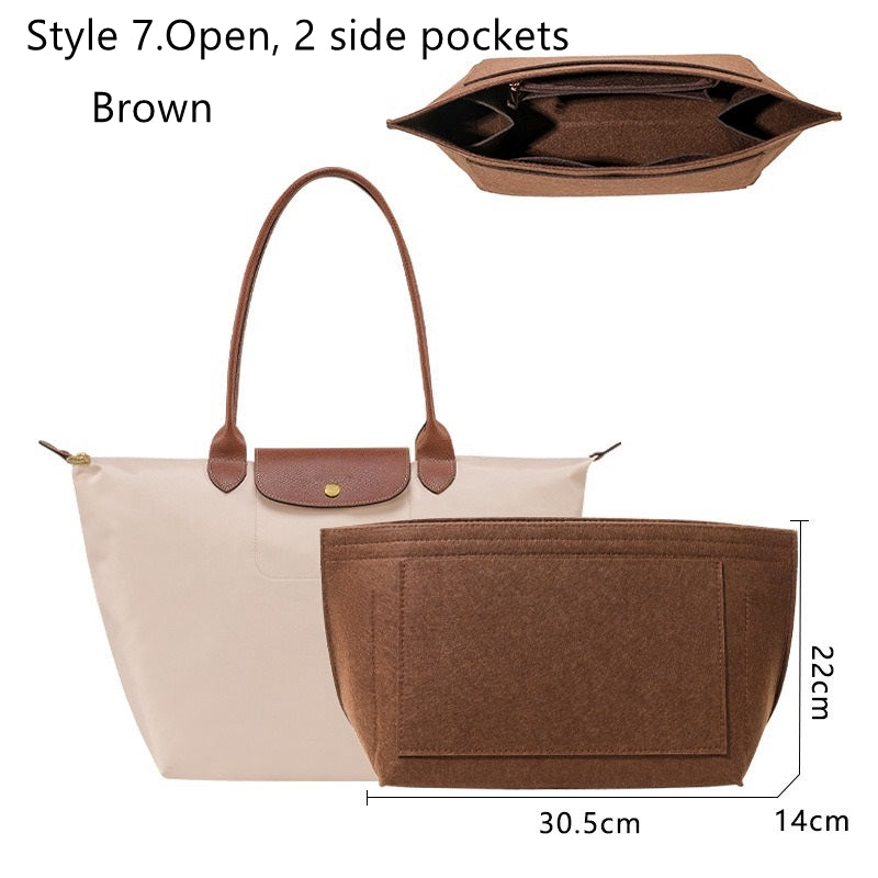 Bag Organiser Insert for Le Pliage Pouch Large