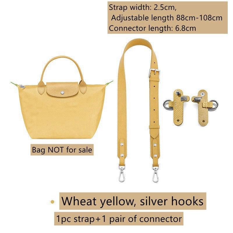 Bandoulière en cuir réglable + kit de conversion pour pochette Le Pliage