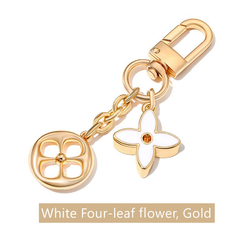 Blooming Flowers Chain Bag Charm/ Keychain