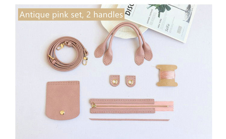 Full grain Leather DIY Kit for Le Pliage Pouch