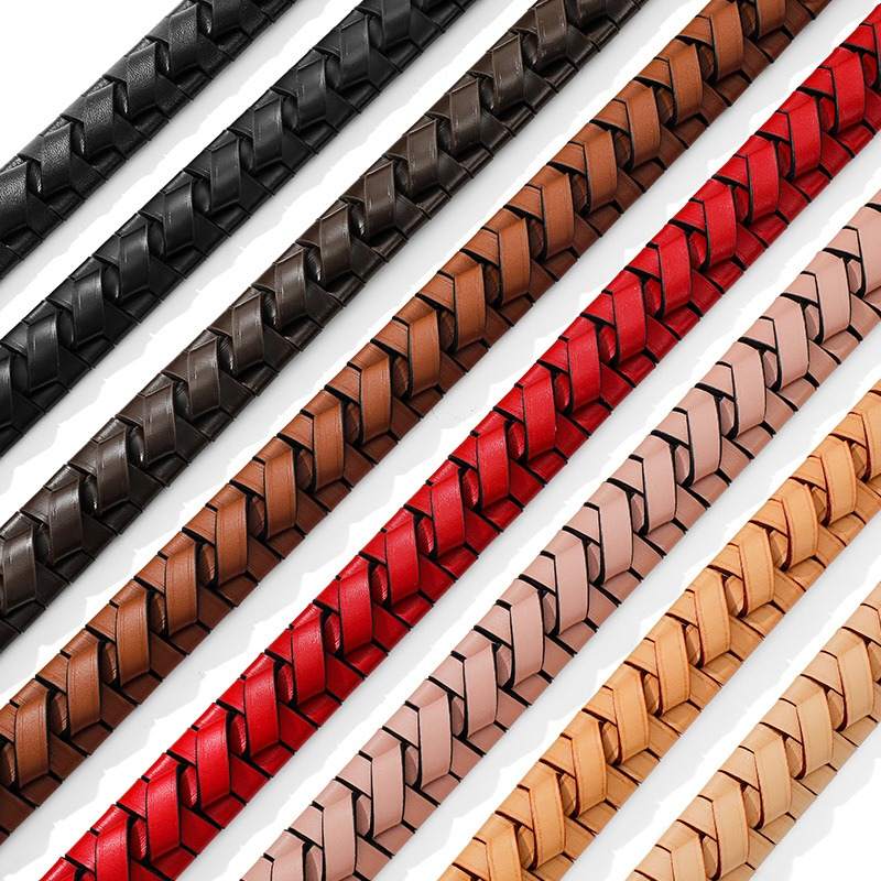 Hand Braided Leather Strap for Evelyne/Kelly/Jypsiere