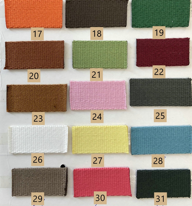 Customized 25mm/1" Canvas Straps