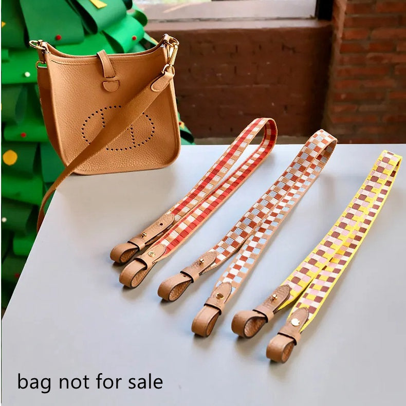 Sangle de sac en toile large personnalisée de 5cm/2 pouces, pour picotin/lindy/evelyne/kelly