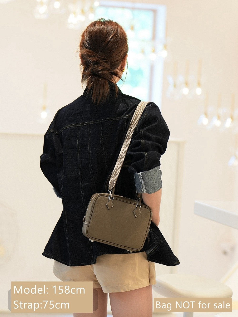 Custom 25mm Canvas Bag Strap for mini Plume