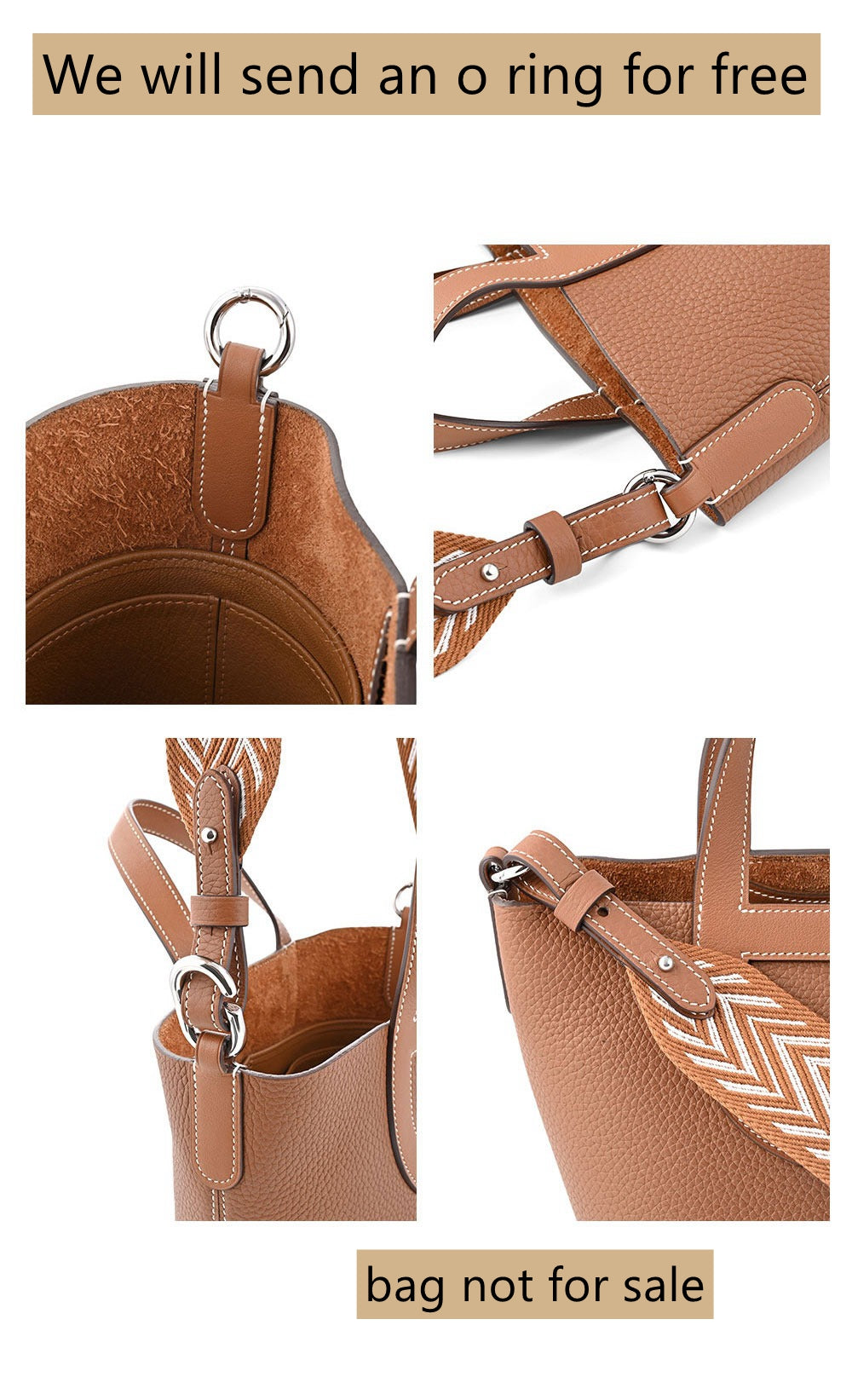 Maßgeschneiderter 5 cm breiter Canvas-Taschengurt für Picotin/Lidy/Evelyne/Kelly