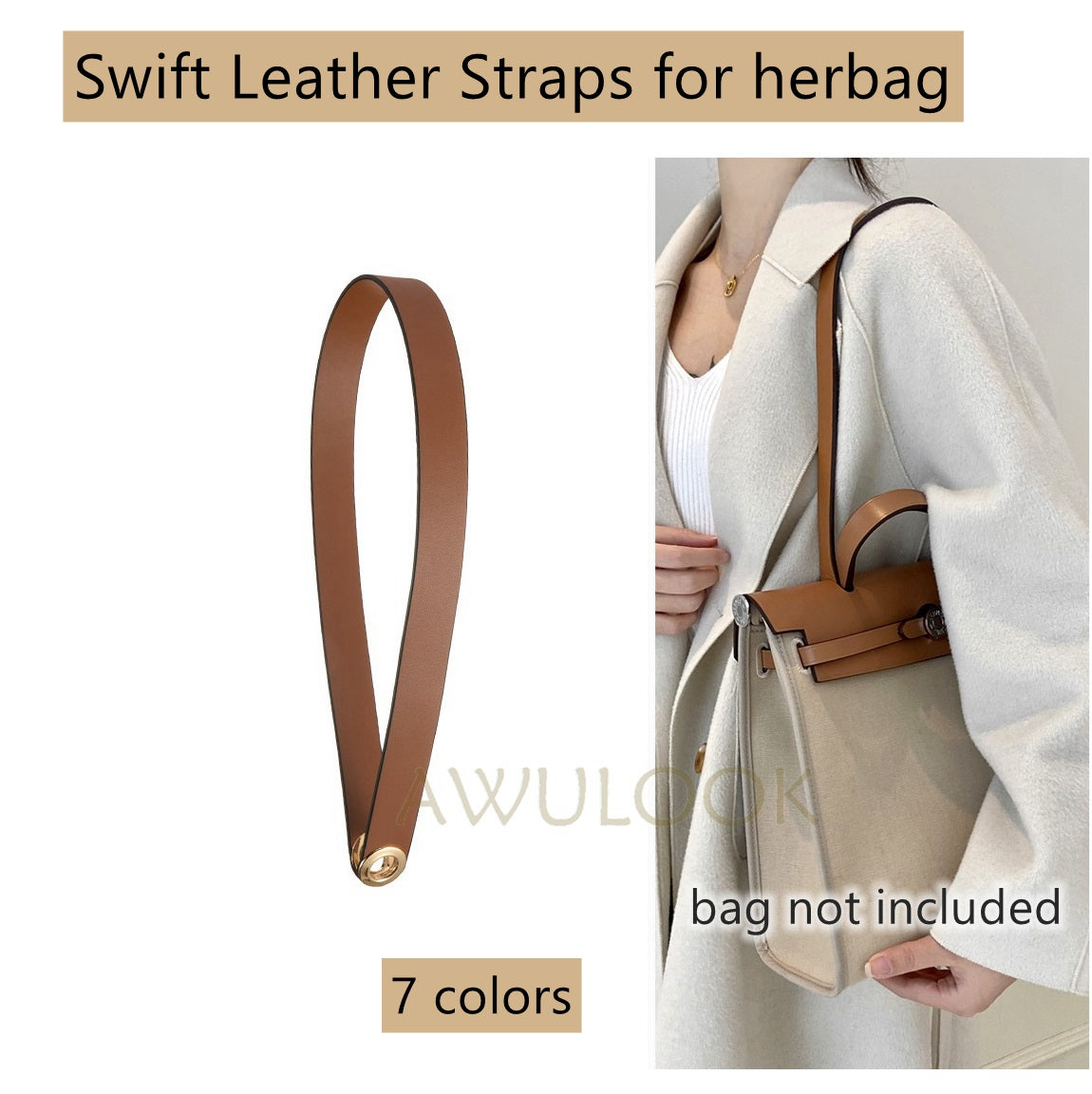 Swift Leather Shoulder Strap for herbag