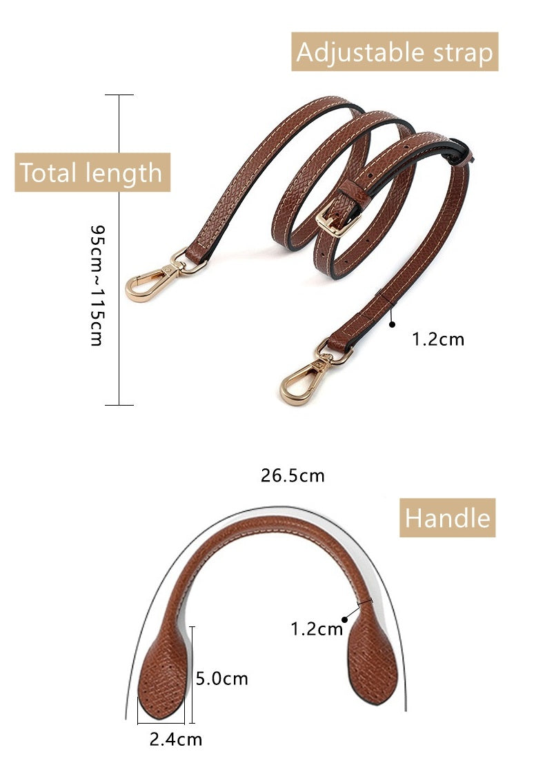 Full grain Leather DIY Kit for Le Pliage Pouch