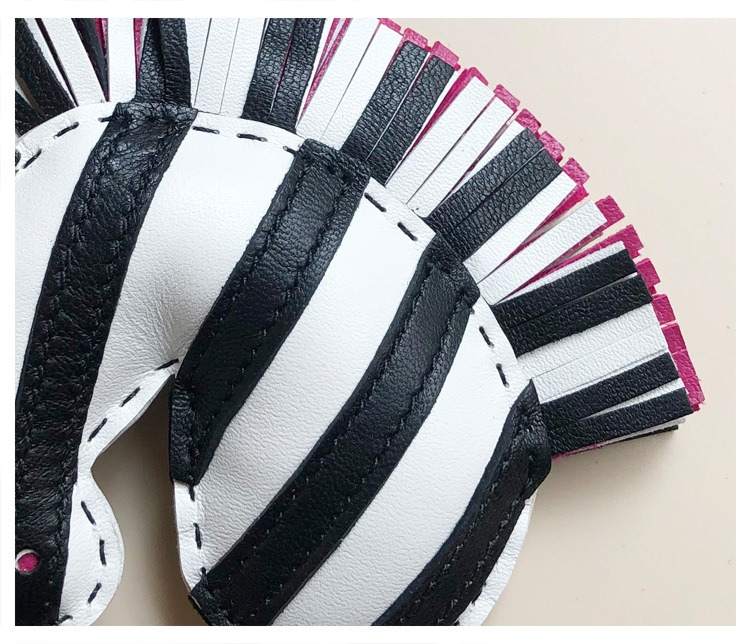Geezee Zebra Bag charm
