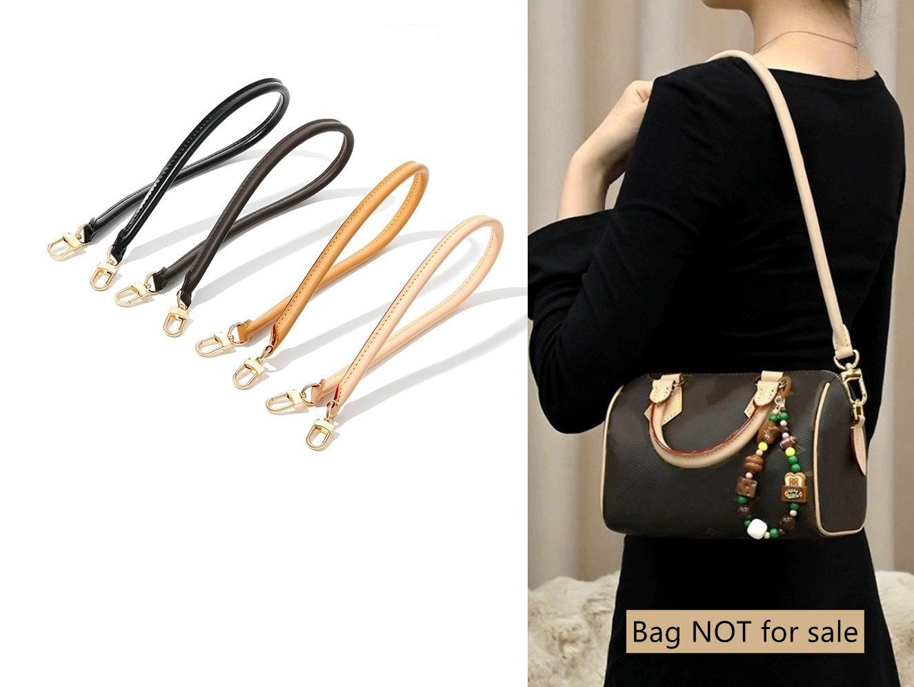 4 cm breiter Vachetta-Leder-Schultergurt für Neverfull/Neo NM/BB