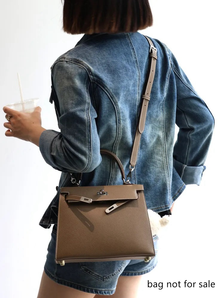 Bandoulière/bandoulière en cuir personnalisée pour Kelly