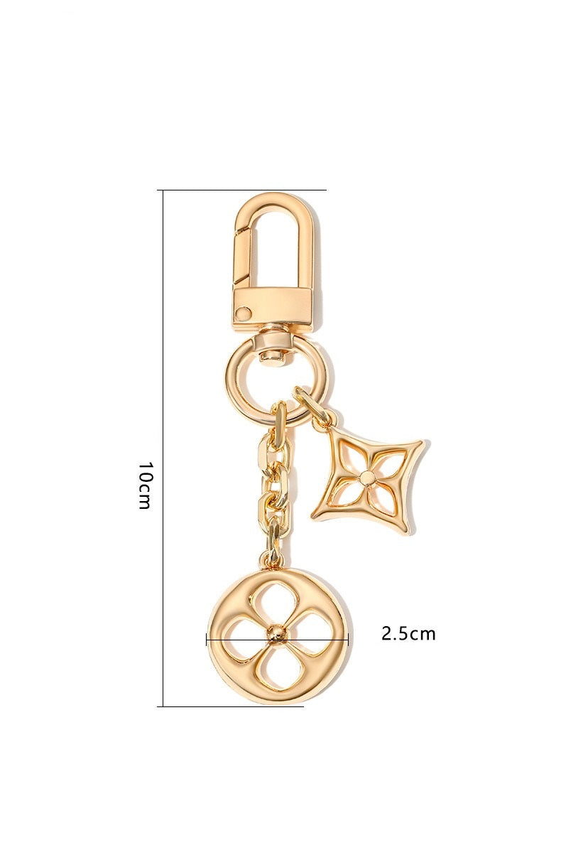 Blooming Flowers Chain Bag Charm/ Keychain