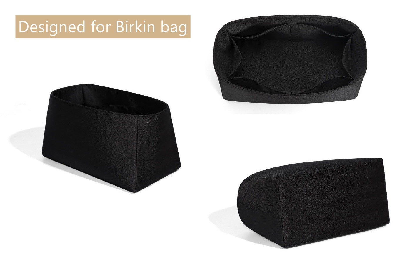 Bag Organizer Insert for Birkin20/25/30/35- Twilly satin