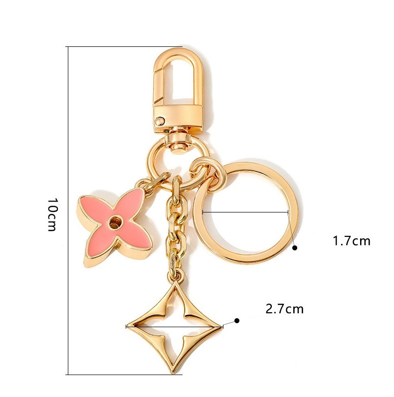 Blooming Flowers Chain Bag Charm/ Keychain