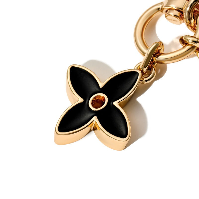 Blooming Flowers Chain Bag Charm/ Keychain
