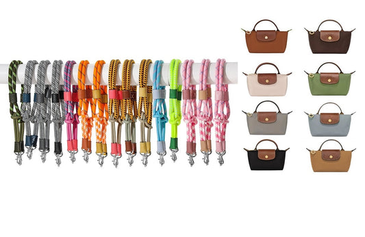 Braided Shoulder/Crossbody Strap for Le Pliage Bag/other bags