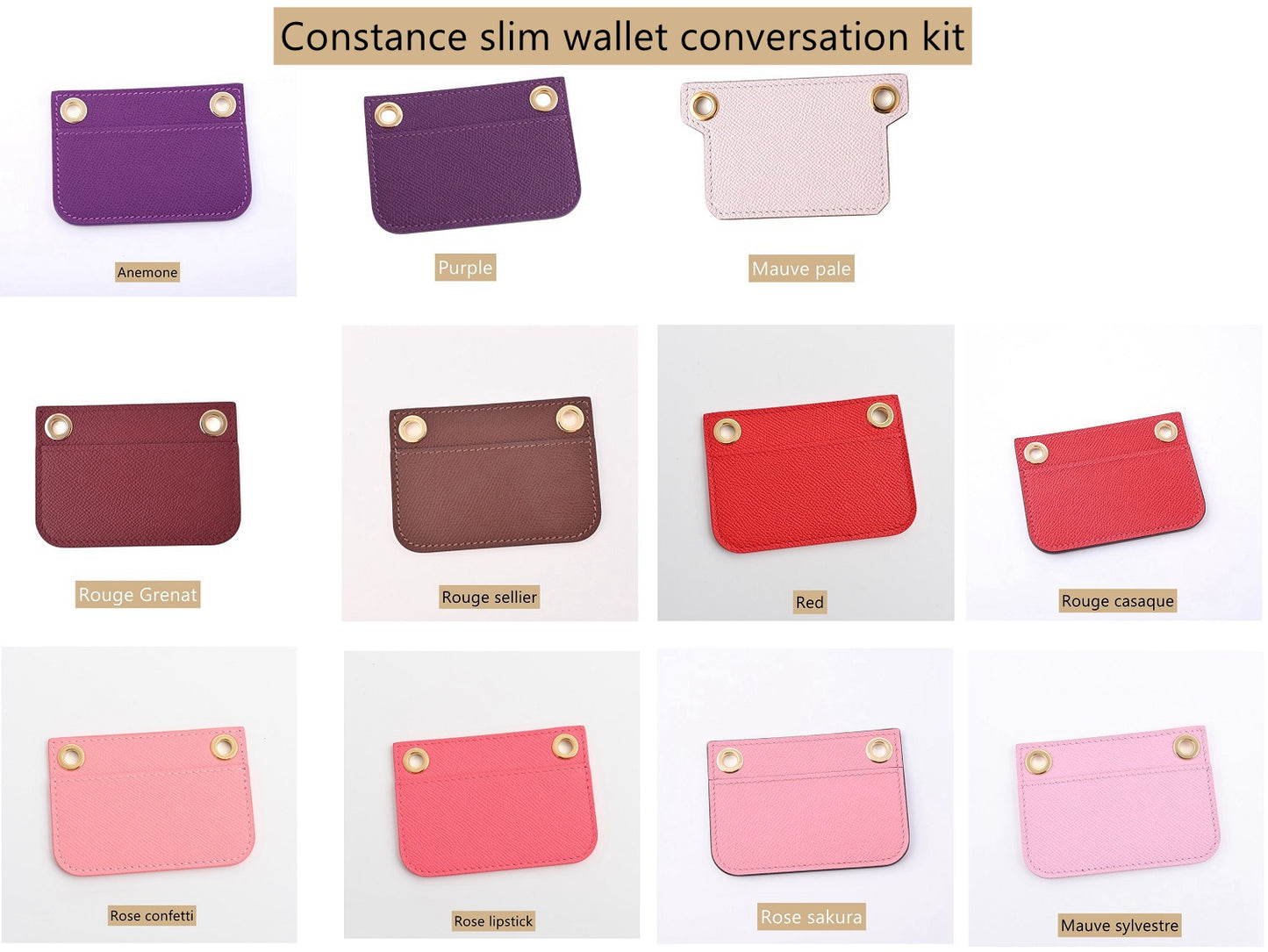 Bracelet en cuir Epsom + kit de conversion pour Constance Slim/Roulis Slim