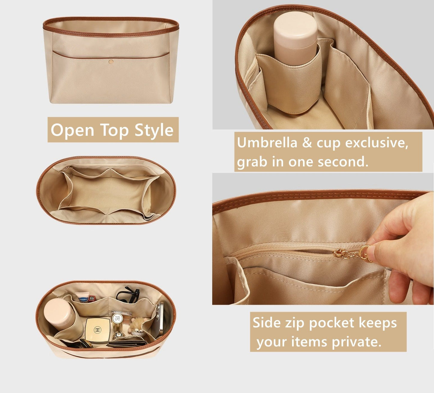 Bag Organiser Insert for Birkin30/35/40
